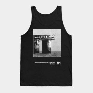 OMD / Minimal Style Graphic Artwork Design Tank Top